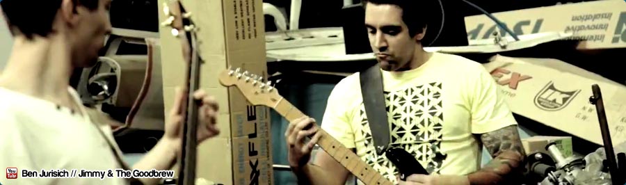 Ben Jurisich of Eastside Guitar Tuition playing with Jimmy & The Goodbrew